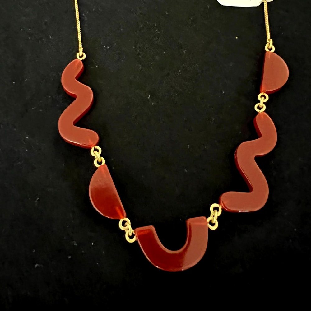 New With Tags Madewell Garnet Necklace